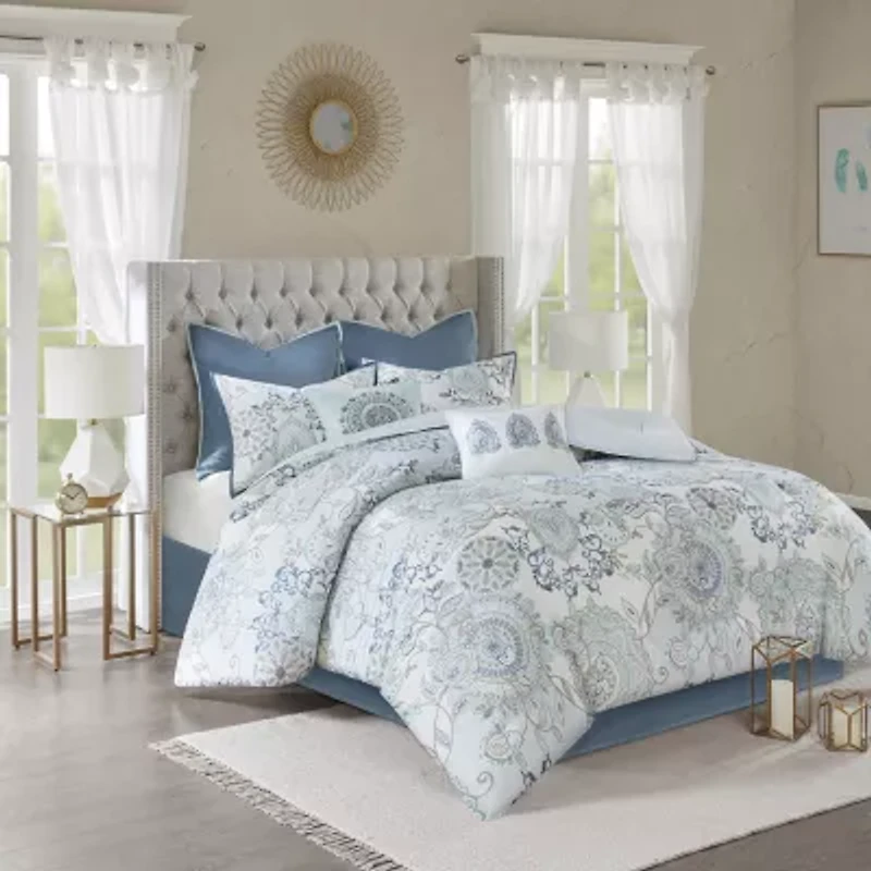 Madison Park Loleta 8-pc. Midweight Reversible Comforter Set
