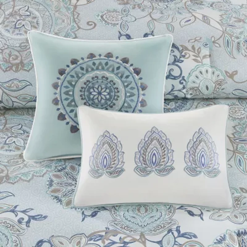 Madison Park Loleta 8-pc. Midweight Reversible Comforter Set