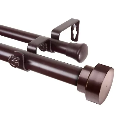 Rod Desyne Bonnet Double Curtain
