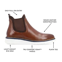 Vance Co Mens Hartwell Flat Heel Dress Boots