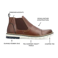 Vance Co Mens Waylon Flat Heel Chelsea Boots