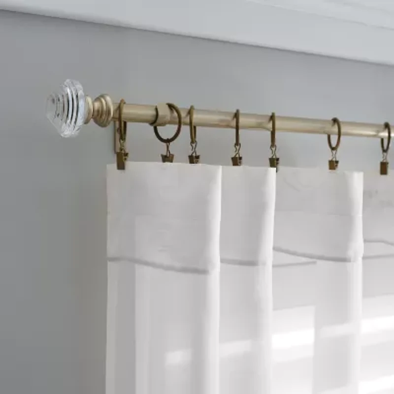 Liz Claiborne Lisette Rod Pocket Sheer Single Curtain Panel