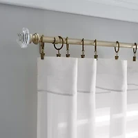 Liz Claiborne Lisette Rod Pocket Sheer Single Curtain Panel