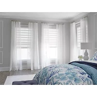 Liz Claiborne Lisette Rod Pocket Sheer Single Curtain Panel