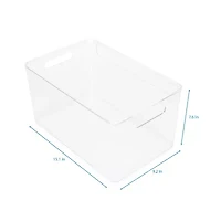 Home Expressions Large Arcylic Storage Bin with Lid