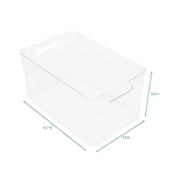 Home Expressions Medium Acrylic Stroage Bin with Lid