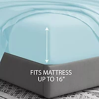 Cathay Home Easy Fit Modern Sheet Set With Bonus Pillowcases