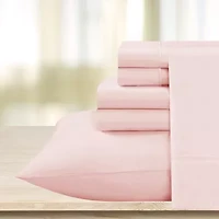 Cathay Home Easy Fit Modern Sheet Set With Bonus Pillowcases