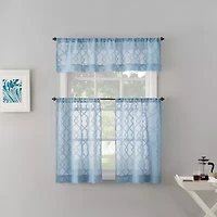 No 918 Tina 2-pc. Rod Pocket Window Tier