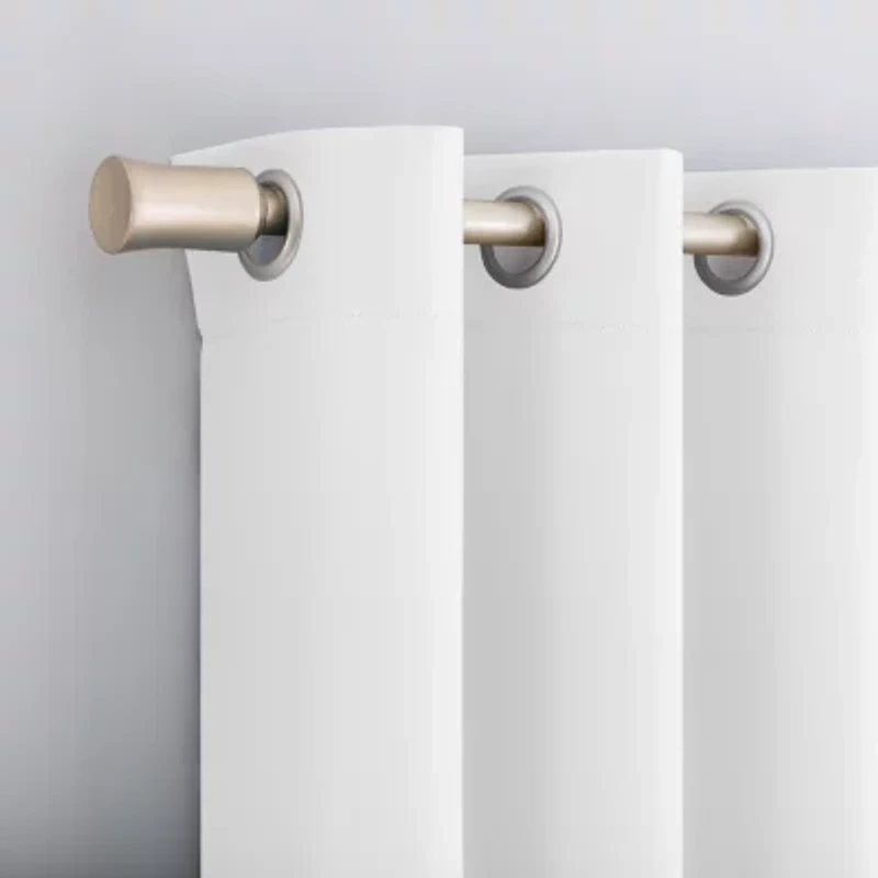 No 918 Sutton Grommet Top Light-Filtering Single Curtain Panel