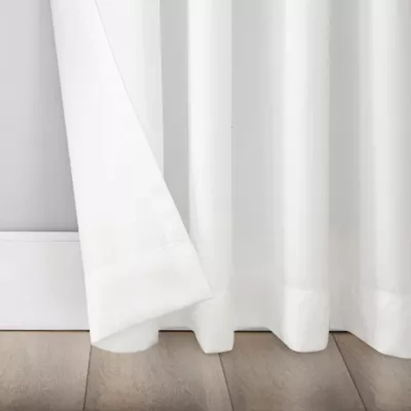 No 918 Sutton Grommet Top Light-Filtering Single Curtain Panel