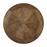 Firview Round Wood-Top Dining Table