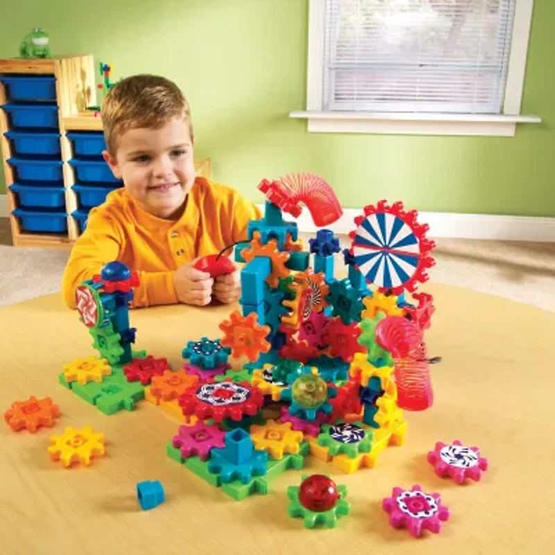 Learning Resources Gears! Gears! Gears!® Lights N Action Motorized Building Set Discovery Toy