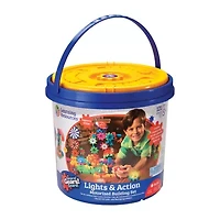 Learning Resources Gears! Gears! Gears!® Lights N Action Motorized Building Set Discovery Toy