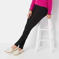 St. John's Bay Womens Skinny Mid Rise Tall Pull-On Pant