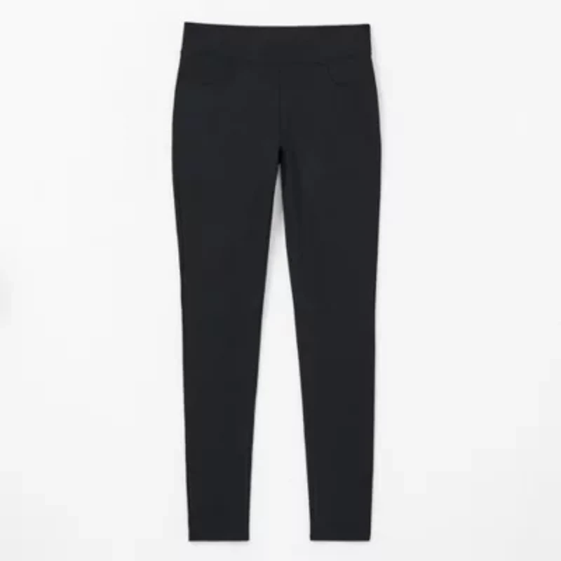 St. John's Bay Womens Skinny Mid Rise Tall Pull-On Pant