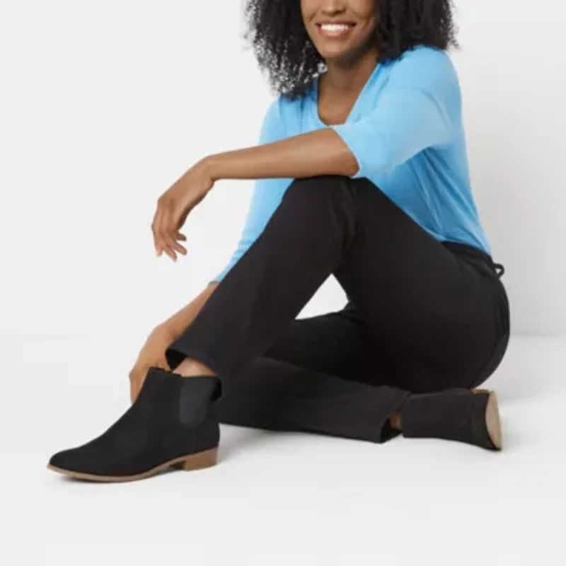 St. John's Bay Tall Womens Mid Rise Straight Leg Jean