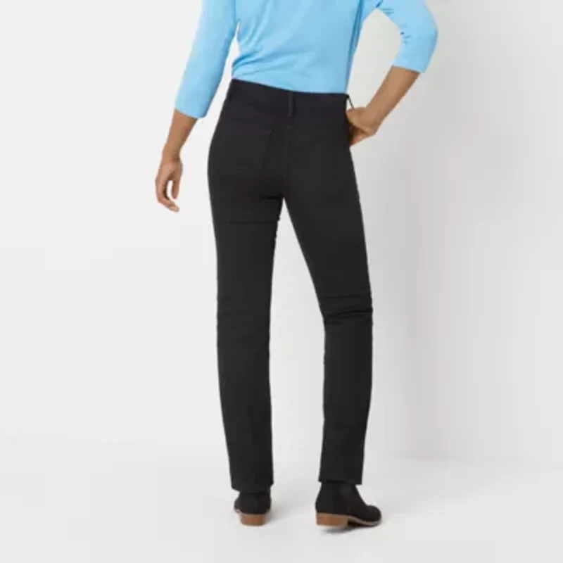 St. John's Bay Tall Womens Mid Rise Straight Leg Jean