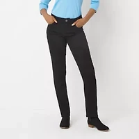 St. John's Bay Tall Womens Mid Rise Straight Leg Jean