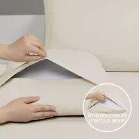 Cathay Home Easy Fit Modern Sheet Set With Bonus Pillowcases