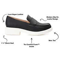 Journee Collection Saydee Womens Moc Closed Toe Loafers