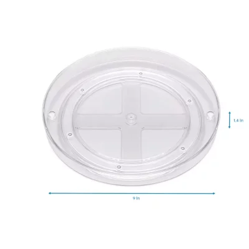 Home Expressions Acrylic 9" Rotating Tray