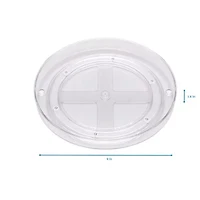 Home Expressions Acrylic 9" Rotating Tray