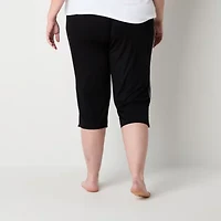 Liz Claiborne Cool and Calm Womens Plus Pajama Capri Pant