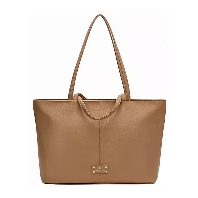London Fog East West Double  Handle Tote Bag
