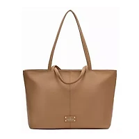 London Fog East West Double  Handle Tote Bag