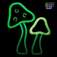 Saturday Knight Neon Mushrooms 2-pc. Hand Towel