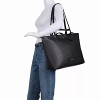 London Fog East West Double  Handle Tote Bag
