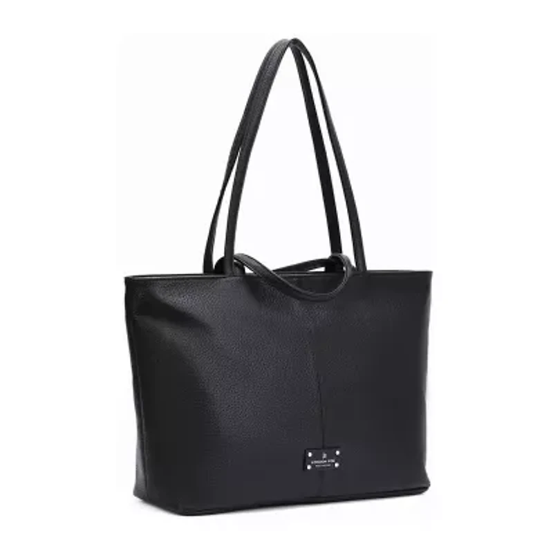 London Fog East West Double  Handle Tote Bag