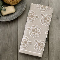 Saturday Knight Turtle Sculpted 2-pc. Embellished Animal Print Hand Towel