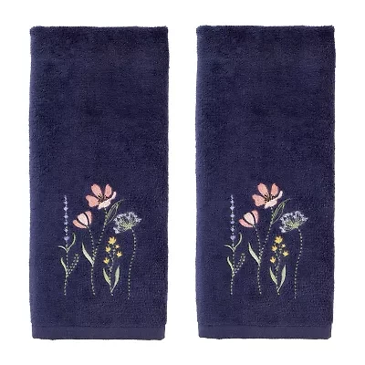 Saturday Knight Wildflower Field Hand Towel 2-pc. Floral Hand Towel