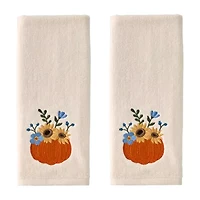Saturday Knight Pumpkin Bouquet 2-pc. Hand Towel