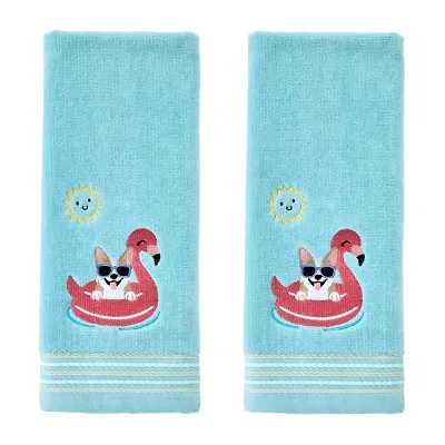 Saturday Knight Floating Corgi 2-pc. Hand Towel