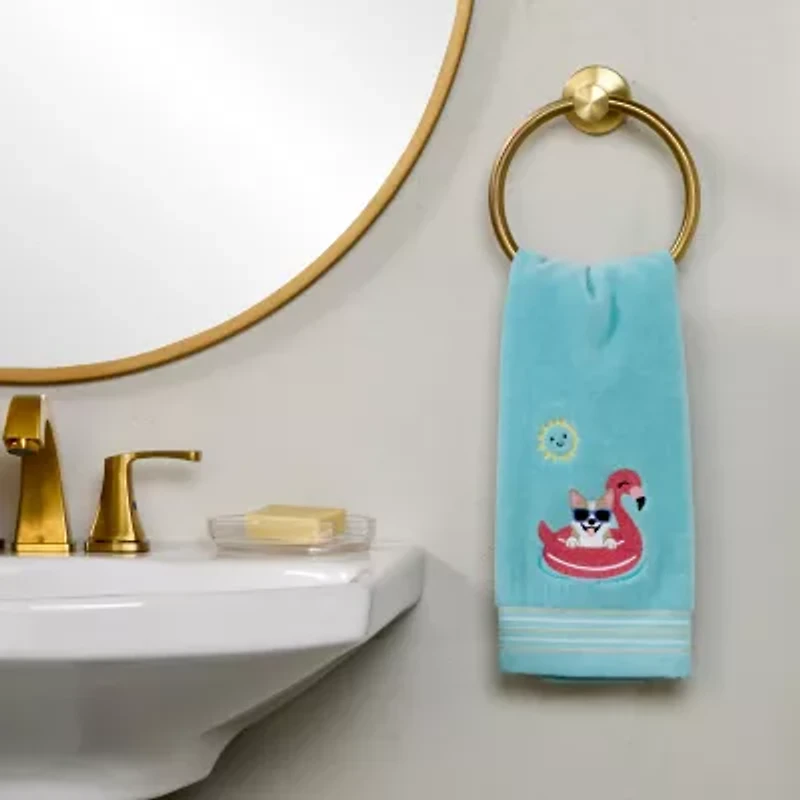 Saturday Knight Floating Corgi 2-pc. Hand Towel
