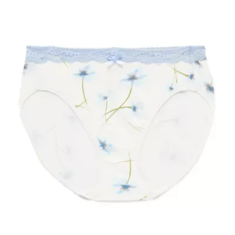 Ambrielle Cotton High Cut Panty