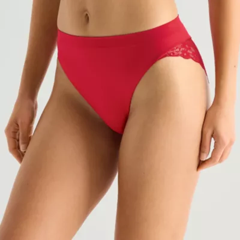 Ambrielle Seamless Lace High Cut Panty