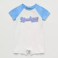 Okie Dokie Baby Boys Short Sleeve Romper