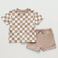 Okie Dokie Baby Boys 2-pc. Short Set