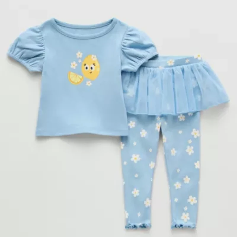 Okie Dokie Baby Girls Legging Set