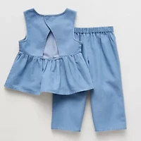 Okie Dokie Toddler & Little Girls 2-pc. Pant Set
