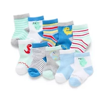 So Adorable Baby Boys 10 Pair Low Cut Socks
