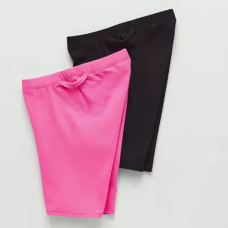 Thereabouts Little & Big Kid Girls 6" Adaptive Easy-on + Easy-off Seated Wear 2-pc. Bike Short