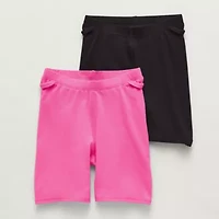 Thereabouts Little & Big Kid Girls 6" Adaptive Easy-on + Easy-off Seated Wear 2-pc. Bike Short