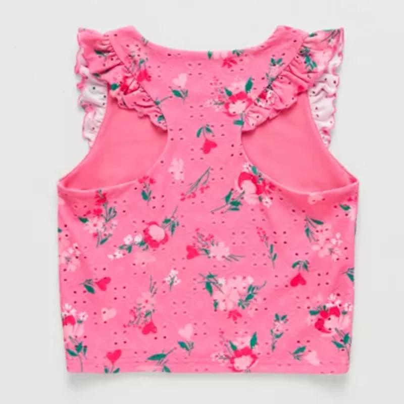 Xersion Little & Big Kid Girls U Neck Sleeveless Tank Top