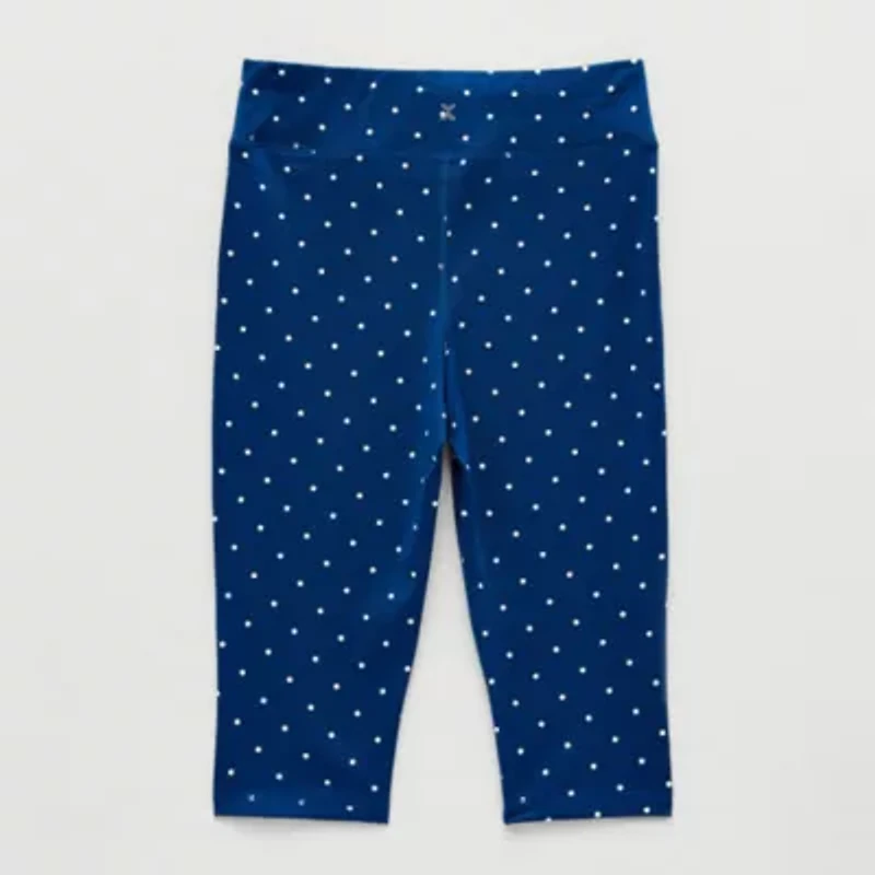 Xersion Little & Big Kid Girls High Rise Capri Legging