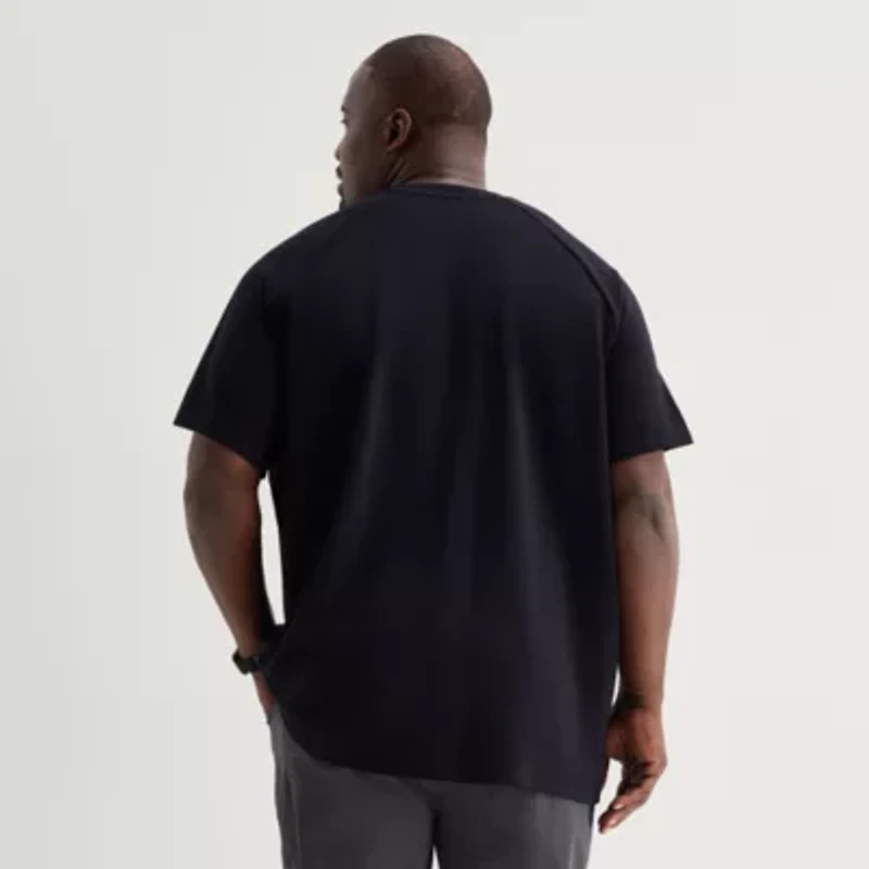 Stylus Mens Crew Neck Short Sleeve Big and Tall T-Shirt